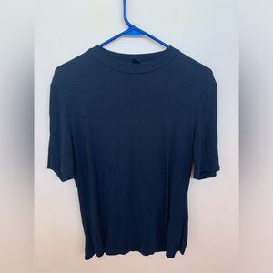 SHEIN black ribbed T-Shirt